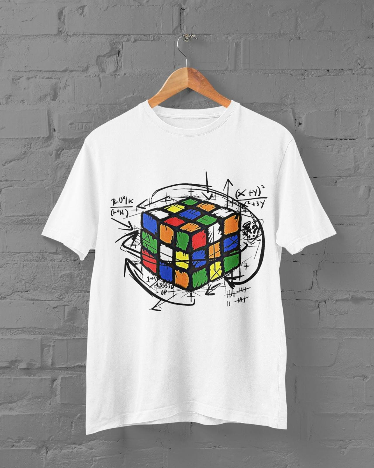Magic Cube - Men s T-Shirt Mens Womens Tees Top - Magic Cube Comic Sci-Fi Scienc XS - XXXL 4XL