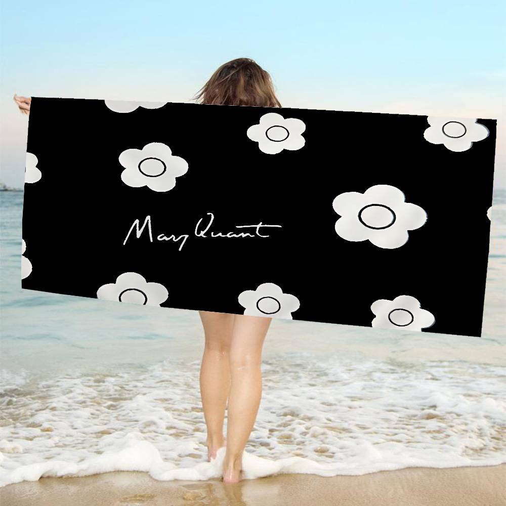 Fashion M-Mary-Q-Quants Bath Towel Microfiber Soft Water Absorbing Breathable For Girl Kids Decorative Cartoon Beach Towel