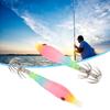 Squid Hook Intensive Luminous Stainless Steel Cuttlefish Jig Polishing Double Row Fishing Bait