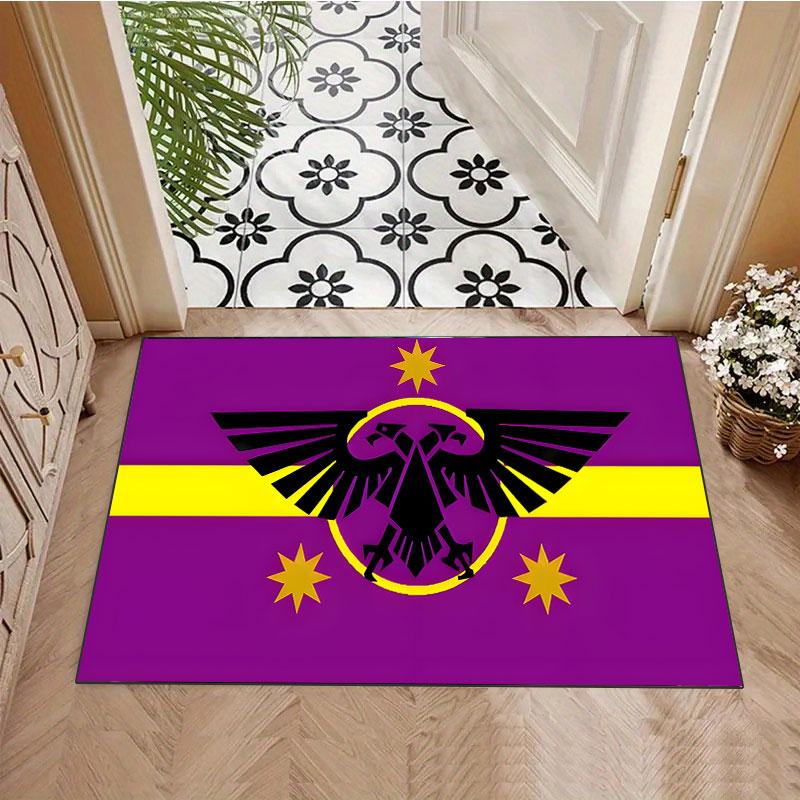 Imperial Fortress World Double-Headed Eagle Carpet, suitable for living room, bedroom, game room, computer room and home décor.