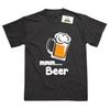 MMM Bier Lustiges Trinken Vatertags-Geburtstagsgeschenk Bedrucktes T-Shirt