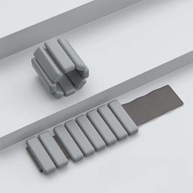 Silikon Krafttraining Gewichtsmanschetten Geeignet Tragbar für Handgelenke und Knöchel, Mit Rutschfesten Atmungsaktiven Riemen und Abnehmbaren Gewichtsplatten