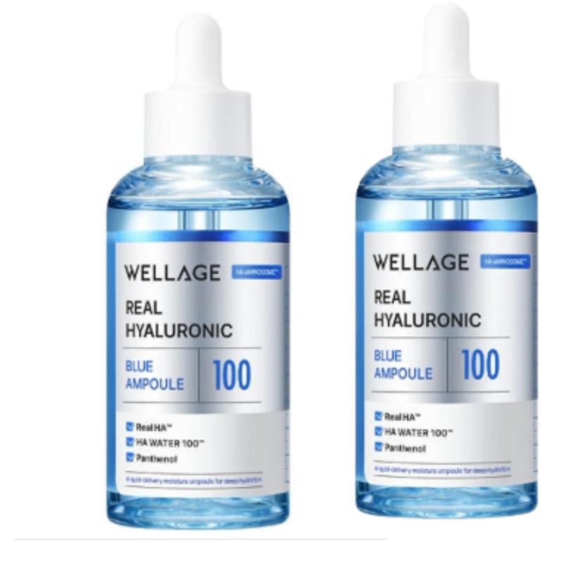 Wellage Real Hyaluronic Blue 100 Ampoule 100ml