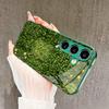 Flowers and plants Glass PhoneCase for Samsung Galaxy S26 S25 S24 S23 S22 FE Ultra Plus Built-in glass green Exquisite Nature