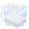 Large Capacity Marker Pen Organizer for Case Hard Plastic Box with Snap Lid Waterproof Portable for Kids Student 80 Slot