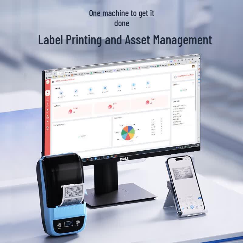 Shuofang MP50 Portable Thermal Transfer Label Printer CN Plug (adapter Included)