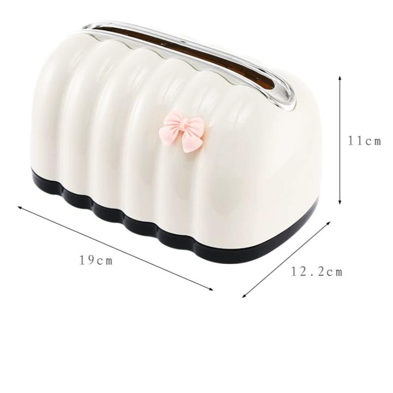 1pcs Minimally Irregular Shell Shaped Built-in Spring Tissue Box Home Living Room Coffee Table Decoration Car Interior Decorat Tissue Storage Boxes
