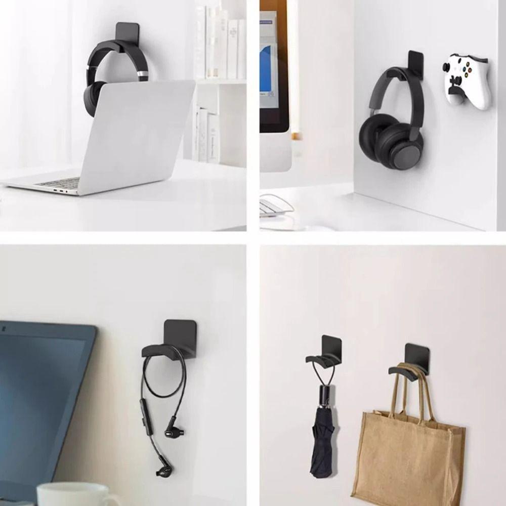 Adhensive Headphone Hook Wall-mounted Earphone Display Stand Headphone Stand  for Gaming Headsets