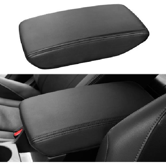 Car Center Console Armrest Cover for 2025 Crosstrek/Impreza Black Stitches