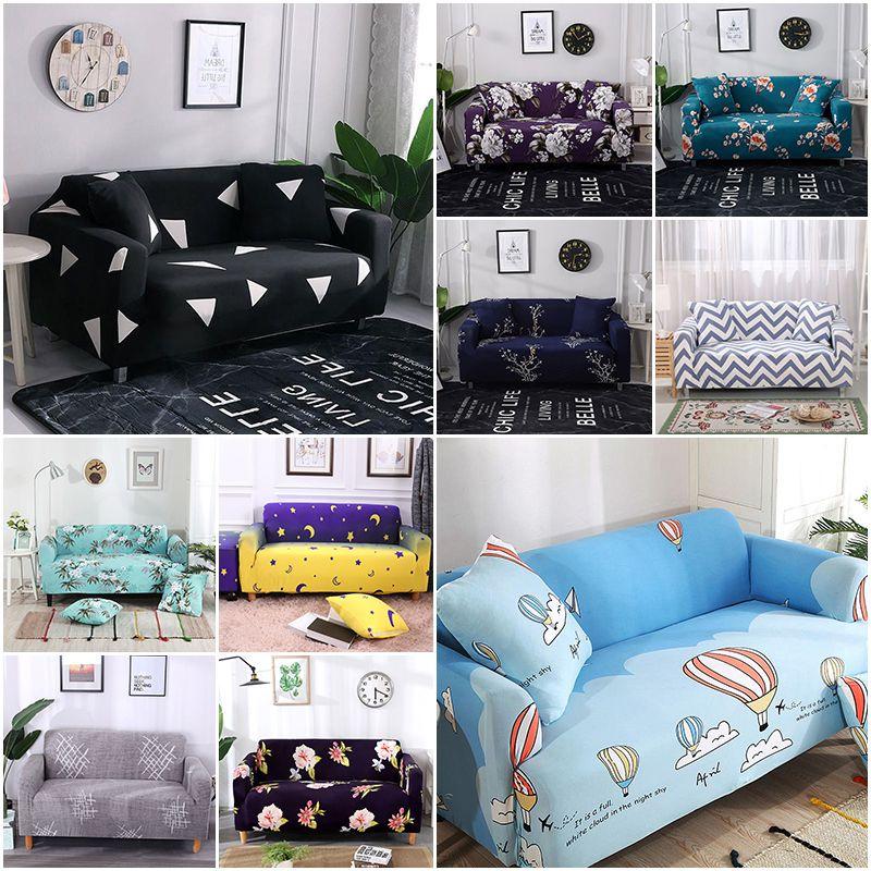 Wrinkle Resistant Anti-slip Couch Sofa Cover Made From Soft Polyester And Spandex
