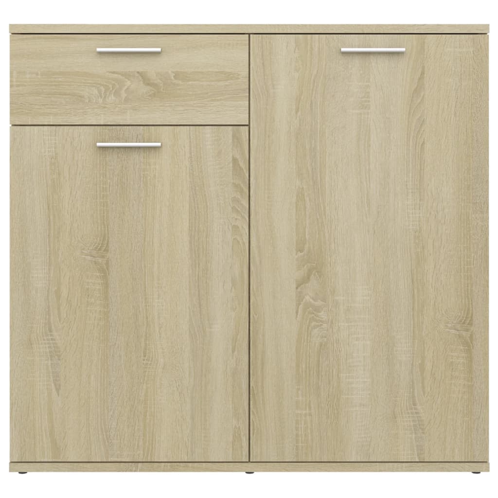 vidaXL Sideboard Sonoma-Eiche 80x36x75 cm Holzwerkstoff