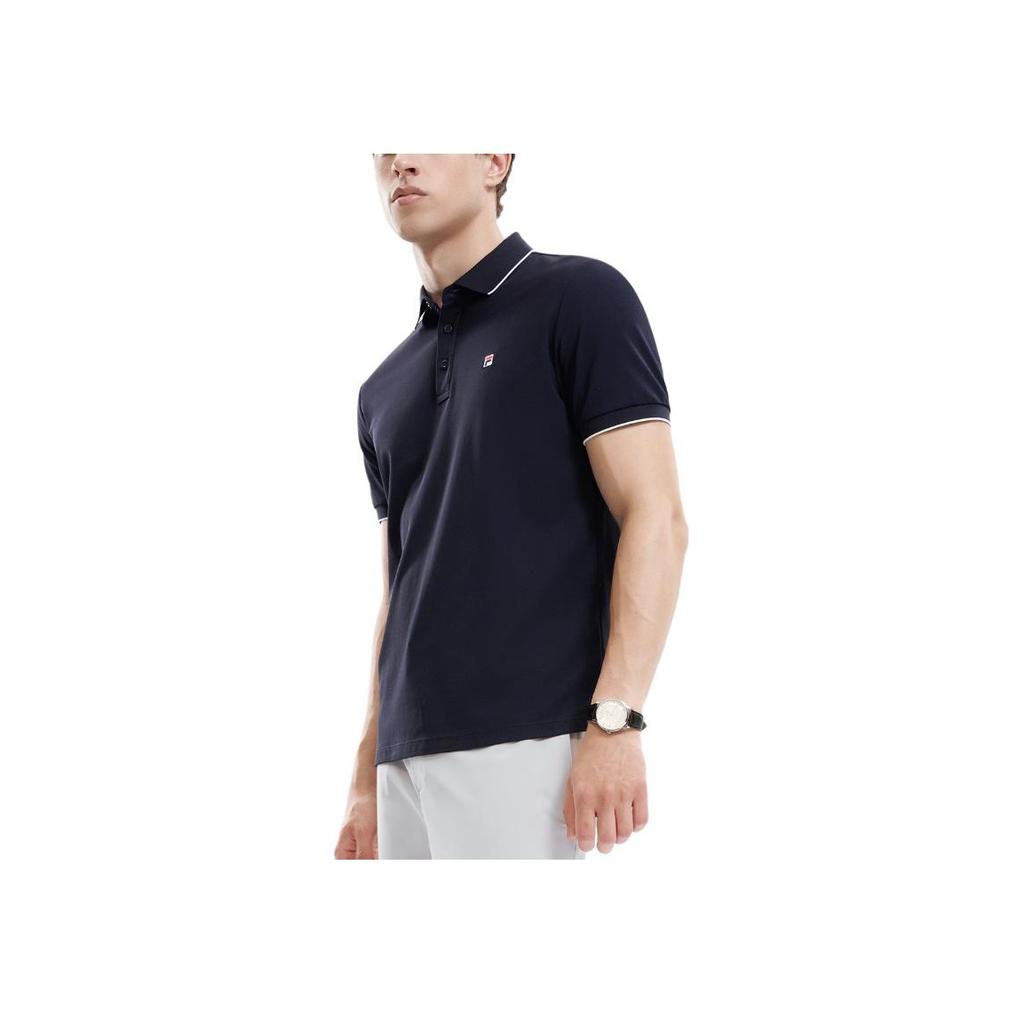 New FILA MODERN HERITAGE Polo Shirt Men's Legend Blue F51M523102F-NV