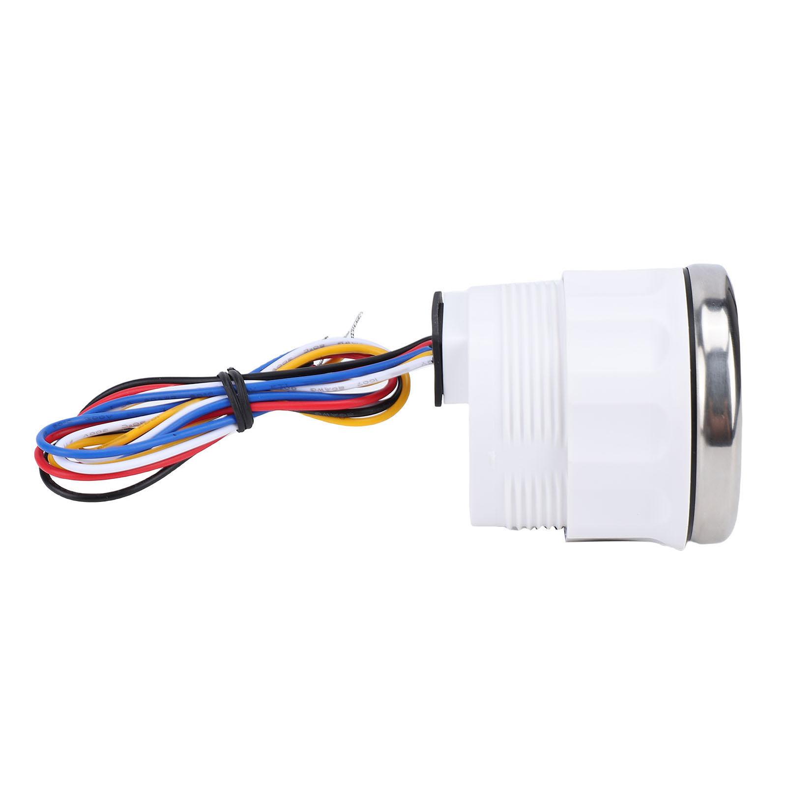 

52mm Digital Display Gauge Multifunctional Water Voltage Meter with Backlight for Cars RVs Trucks Ships Yachts