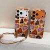 Double Layer Graffiti Leopard Print iPhone 14/13 Pro Max Case with Drop Protection