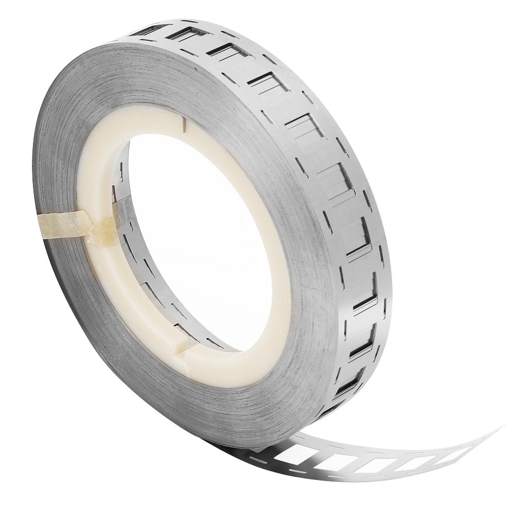 

1000 г двухрядная никелевая лента для литиевых аккумуляторов 18650, никелированная стальная лента (27 х 20,3 мм)