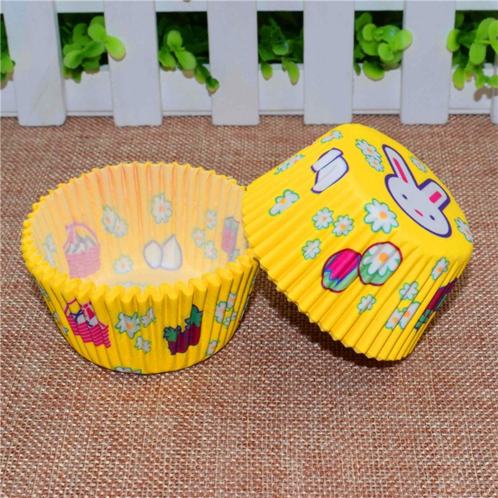 100Pcs Muffin Cupcake Paper Cups Cupcake Liner Baking Muffin Box Cup Case Party Tray Cake Decorating Tools Birthday Party Decor