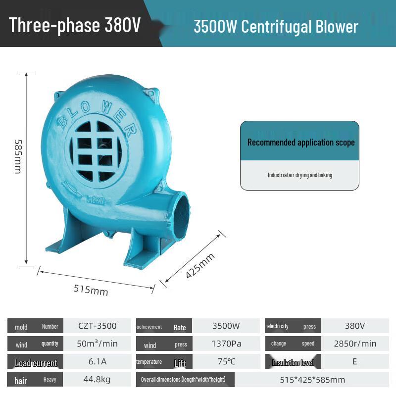 Industrial Cast Iron Blower Fan
