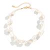Niche Vintage Beaded Collarbone Chain Baroque Faux Pearl Necklace For Women