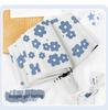 Automatic Floral Oil Painting Umbrella - Portable, Sturdy, Black Glue Sunscreen Parasol