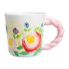 Unique Flower Design Decorative Ceramic Mug Cup for Coffee & Milk