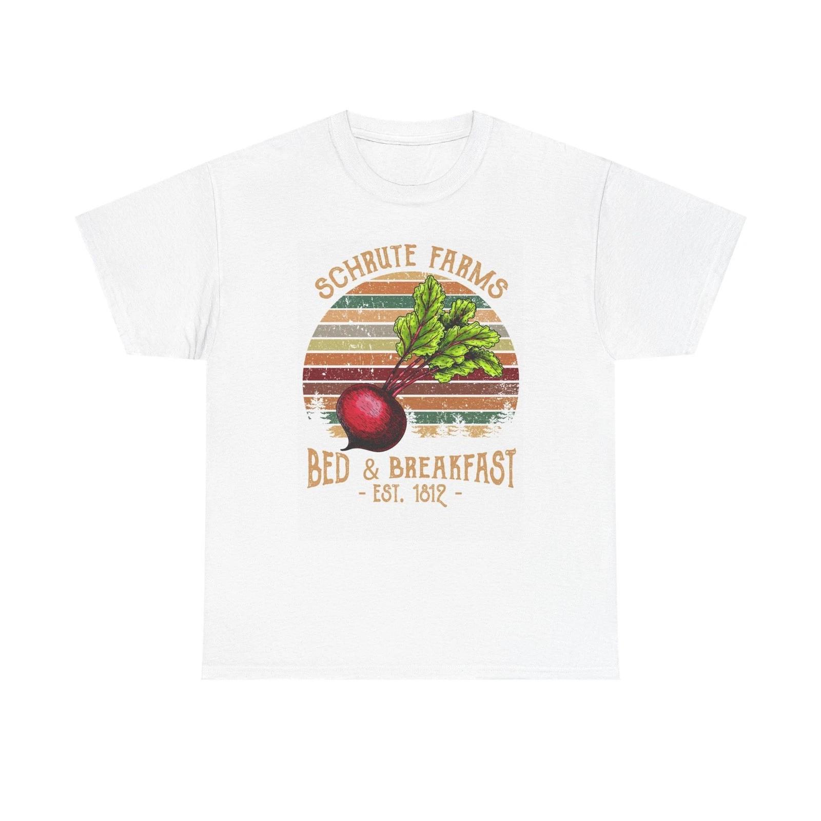 

Schrute Farms Graphic T Shirt The Office Unisex Heavy Cotton Tee Dwight 3XL