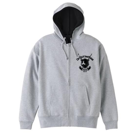 Sword Art Online Black Swordsman Zip Parka Mixed Gray Black M Size [COSPA]