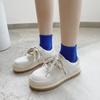 Unisex Spring/Summer Low-Cut Deodorant Socks - Lightweight, Trendy, Solid Color Cotton for Women & Men
