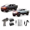 Игрушка Кибертрак, Радиоуправляемый сплавной автомобиль 2,4 ГГц с мотоциклом и светодиодной подсветкой, Модель пикапа