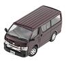 BM CREATIONS 1/64 Maßstab Toyota Hiace 2015 Dunkelviolett Linkslenker Fertigmodell