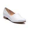 Regal F38R Women's Ivory Deep-Instep Flats, Size 24.5cm