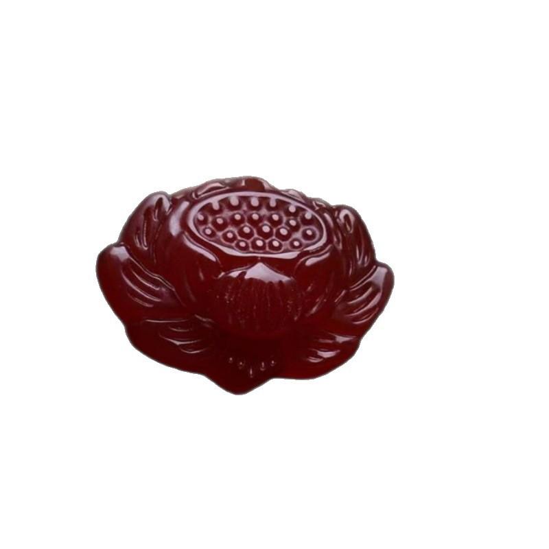 Ice Red Agate Guanyin Pendant Unisex Chalcedony Pixiu Charms — Multiple Styles In-Stock