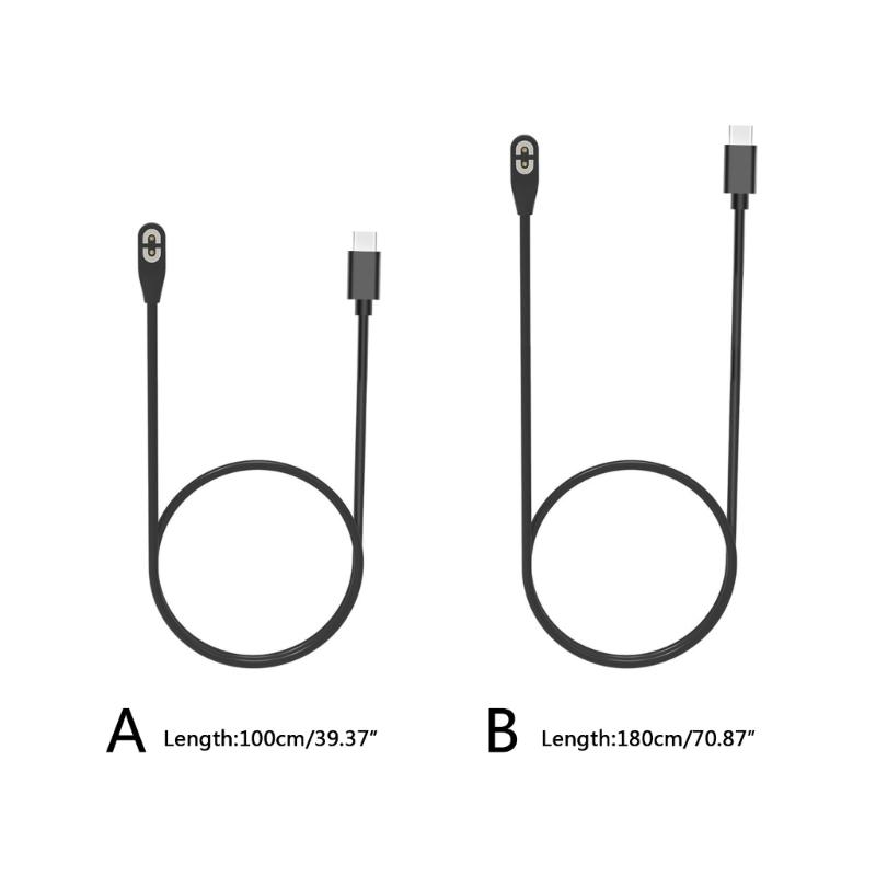 Magnetic Charging Cord Cable for AfterShokz Aeropex AS800 Wireless Headphone Safe and Fast Charger Cable 1m/1.8m