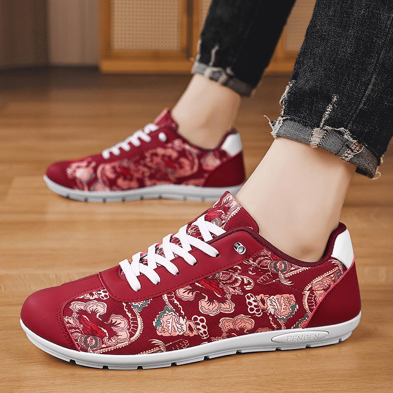 Chinese Style Men's Shoes Guochao Board Shoes Sports and Leisure Forrest Gump Shoes Internet Celebrity Fashion Explosion Ins Korean Version of Versat