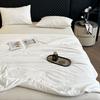 Jacquard Bamboo Cooling Summer Quilt for Queen King Bed Silky Air Condition Comforter Lightweight Cooled Blanket Anti-Mite Soft