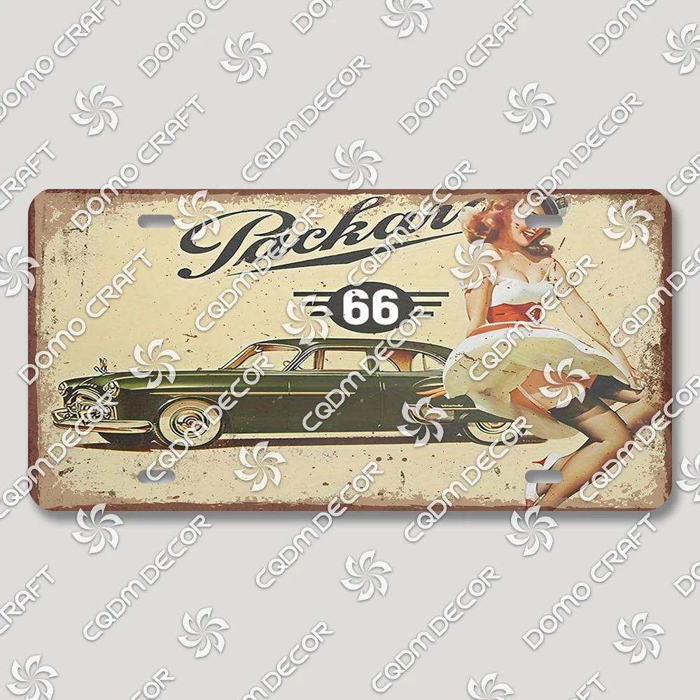Vintage US Route  Tin Sign Metal Wall Art Decor  Retro Car Poster Plaque for Garage Motel Bar Club Gas Station  Perfect Home Dec