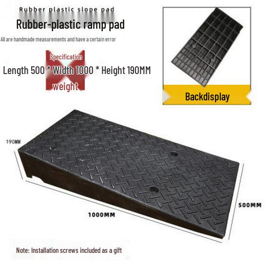 Rubber Speed Bump & Threshold Ramp for Home and Car