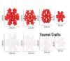 3D Wooden Snowflake Ornament for Tiered Tray & Party Centerpiece
