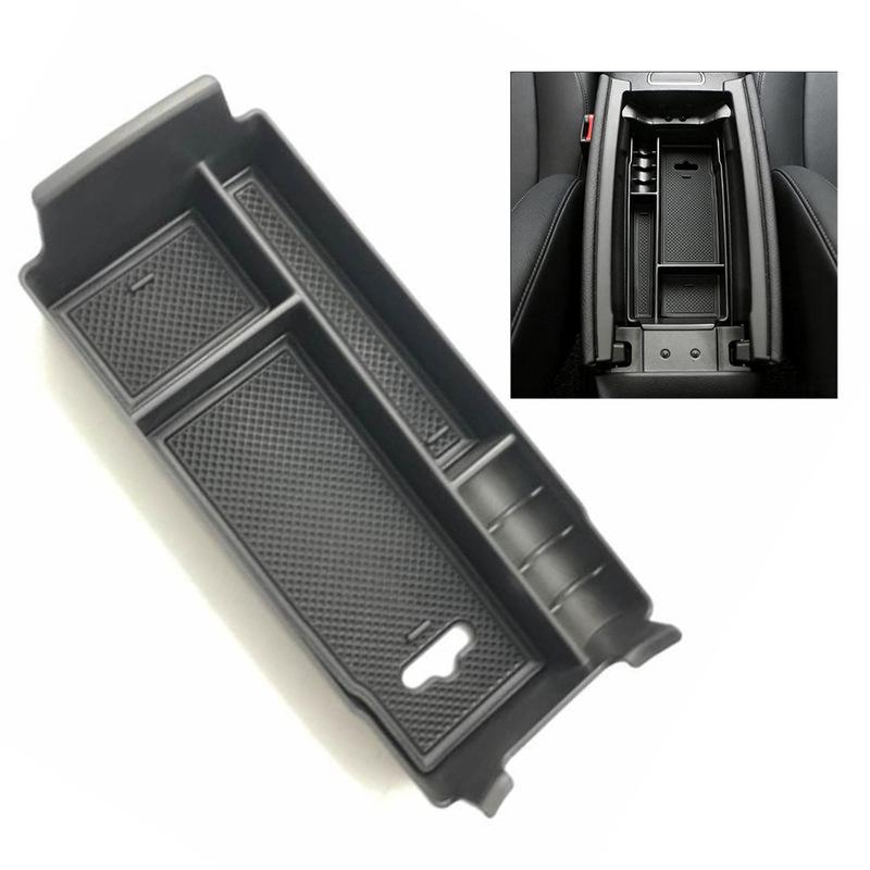 0     Car Center Console Tray Armrest Storage Box Organizer Interior Accessories For Mercedes For Benz 19-20 For A-Class For GLB