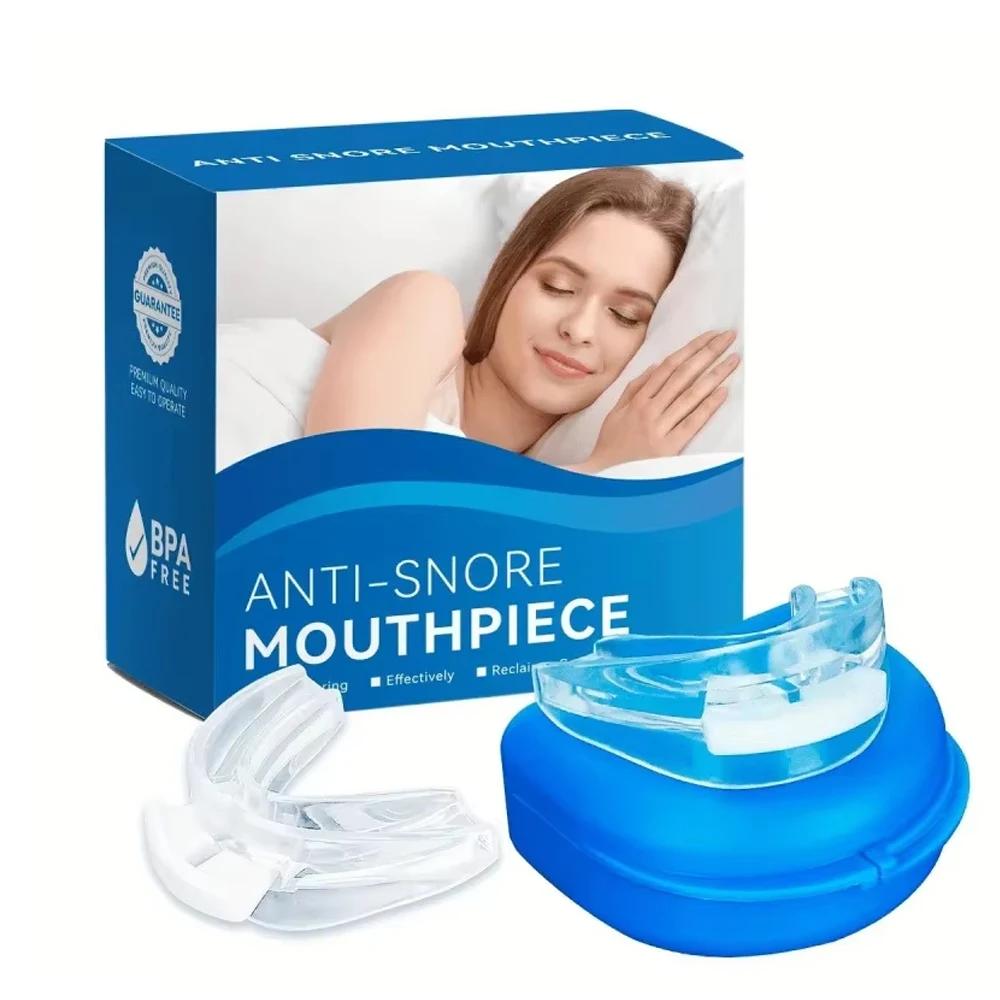 

Противохропна капа Покращення сну Регульована капа від хропіння Проти апное Зуби Бруксизм Пристрій для зупинки хропіння Мундштук