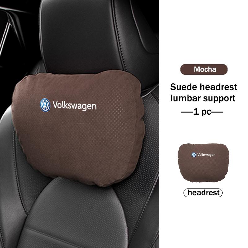 Car Memory Foam Headrest Neck Pillow Protection Lumbar Support For Volkswagen VW Scirocco Jetta Beetle Golf 4 5 6 Passat Polo B5 JJ2