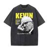 Vintage Washed Kevin Reddington 90s Graphic T-shirt Men Women Fashion Gothic Streetwear T Shirts Cotton O-Neck Oversized T Shirt
