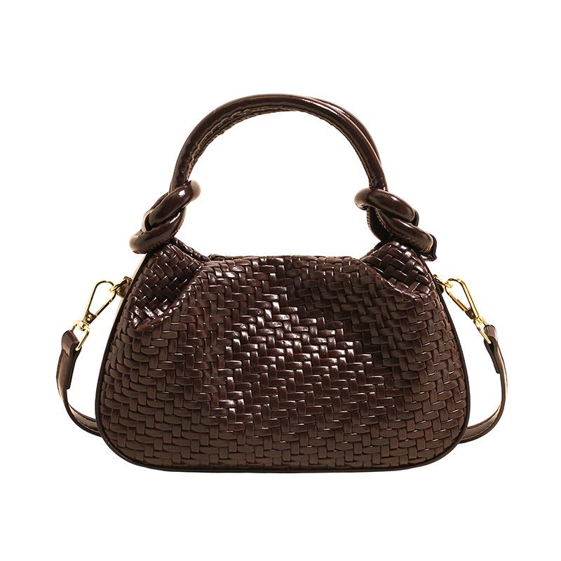 Handmade Woven Bag, Bucket Bag, Crossbody Bag for The Armpit, Commuter Shoulder Bag, Large Capacity Crossbody Bag