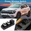 Car Power Window Switch No.93571D9200 Front Left Driver Side Window Control Switch for Kia Sportage 2017-2022 Black