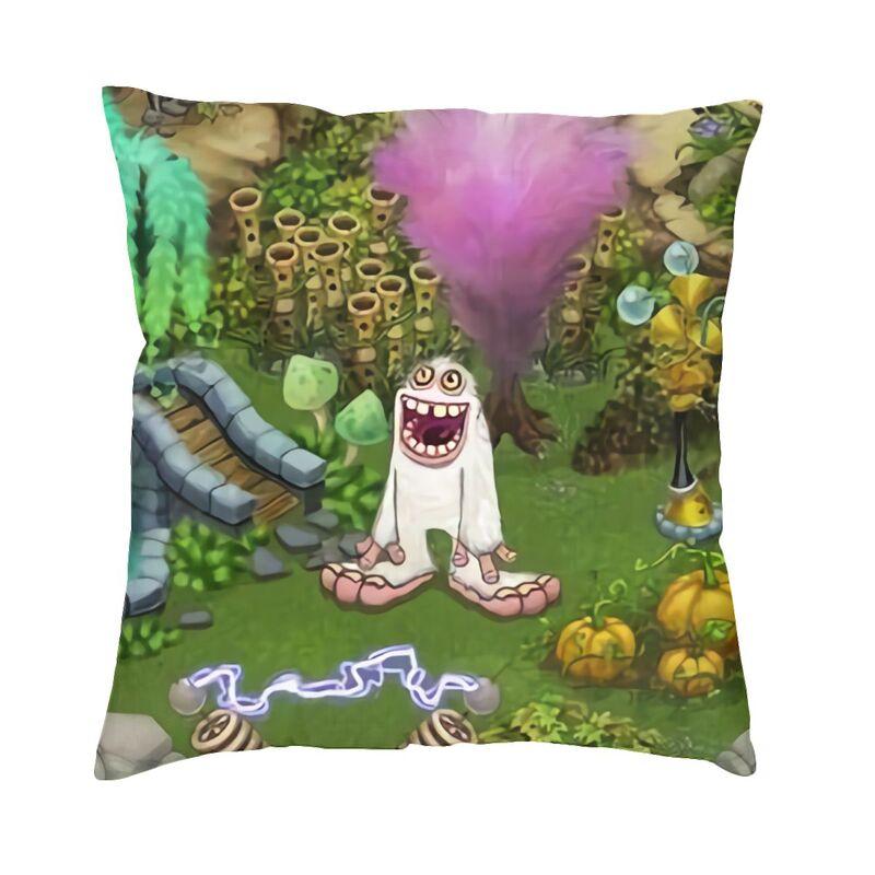 My Singing Monsters Square Pillow Case Decoration Adventure Video Game Cushions Throw Pillow for Sofa Doublesided Printing