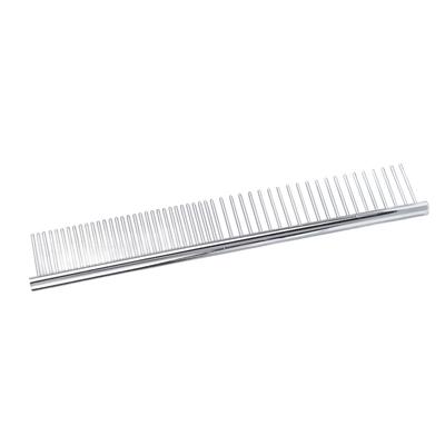 Pet Comb Metal Rounded Ends Knots Removal Cat Dog Grooming Comb for Short Haired Pets