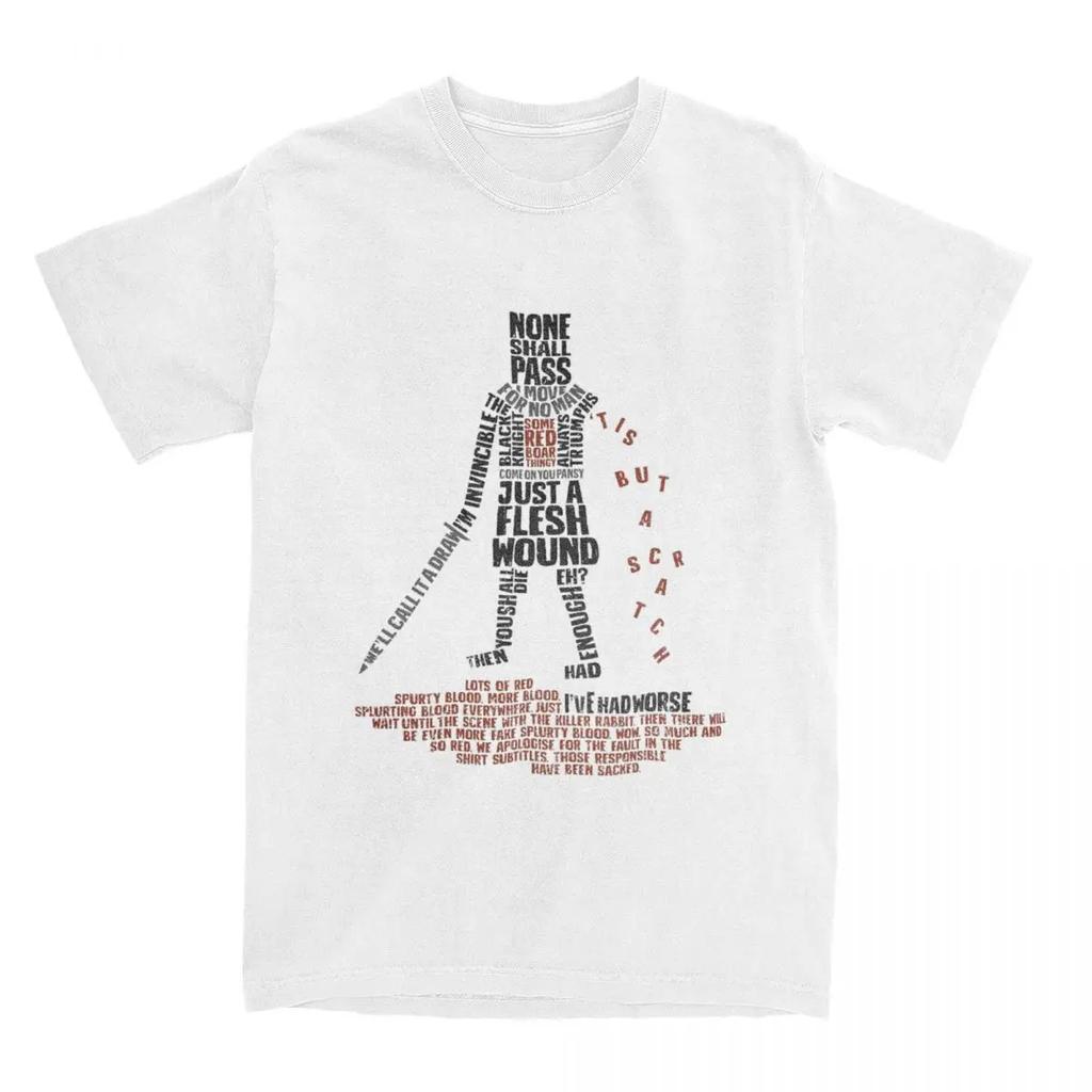 Black Knight Tis But A Scratch Apparel T-Shirts for Men Women Holy Grail Amazing  New Arrival Tee