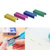 1Pack 12Mm Creative Colorful Stainless Steel Staples Office Binding Supplies