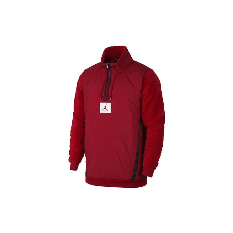 Jordan Jackets Men's Red Stand Collar Moderate Other AH6256-687
