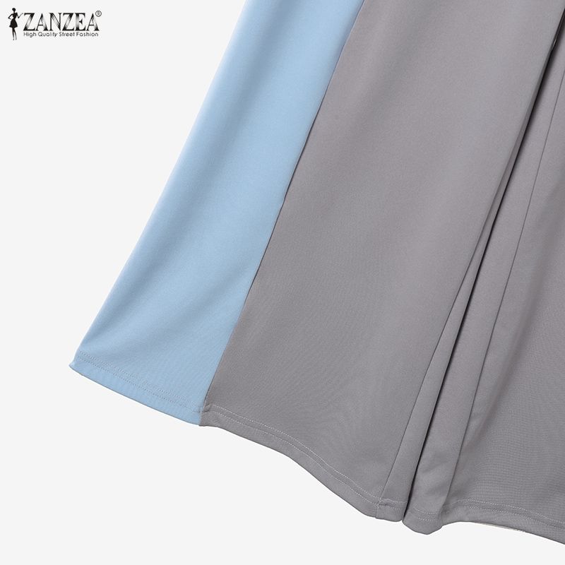 ZANZEA Women Short Sleeve T-Shirts and Long Pants Summer Two Piece Suit Sets