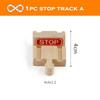 All Kinds Of Wooden Track Accessories Beech Wood Railway Train Track Connector Toys Fit For All Brands Wood Tracks Toys For Kids